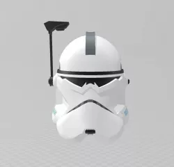 Star Wars Clone Commander Wolffe Helmet 3D print model