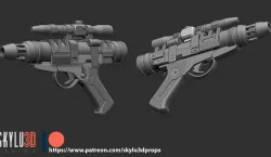 Star Wars DT-15 Blaster Props 3D print STL  3D print model