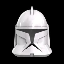 Star Wars Phase 1 clone trooper helmet 3D print model