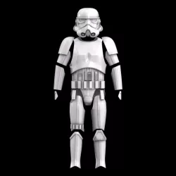 Star Wars Rogue One-Solo Stormtrooper Armor with Helmet 3D print model