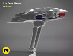Starfleet Phaser - Star Trek 3D print model