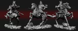 Statue Genghis Khan 3D print model