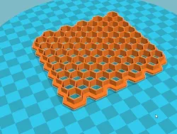 Stl file Fondant honeycombs Embosser Cutter Icing Molds 3D print model