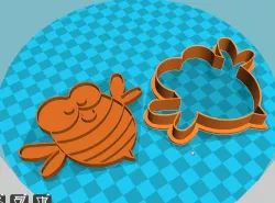 Stl file Honey Bee cookie cutte 3D print model 3D print model