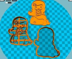 Stl file Mermaid cookie cutter for printing  3D print model