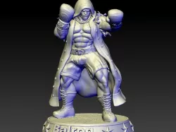 Street Fighter Balrog 3D print model