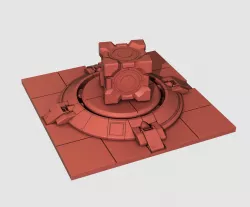 Super Button Portal 2 3D print model