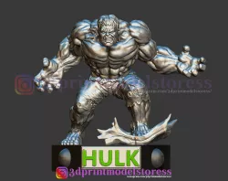 Super Hulk Statue 3D Printable STL File 3D print model