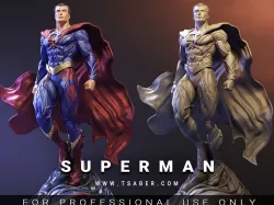 Superman Statue - collectible sculpture  3D print model
