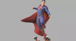 Superman stl printable statue 3D print model