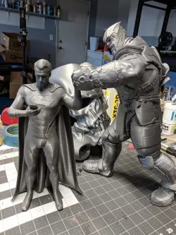 Superman Vs Thanos STL 3D print model