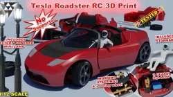 Tesla Roadster RC 3D print model