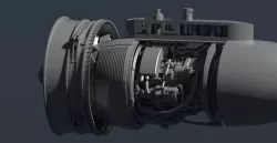 TF34-GE Jet Engine 3D print model