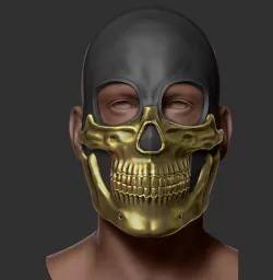 The Death Stranding Mask-  Death Straning 3D print model