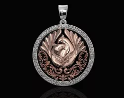 The loving doves pendant  3D print model