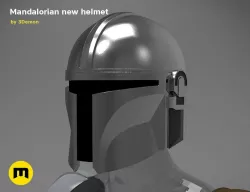 The Mandalorian Helmet - Star Wars 3D print model