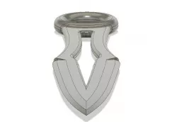 Throwing knife 3D print model