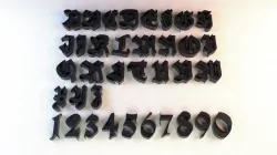 Thug Life Font  3D print model
