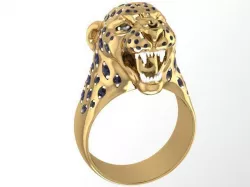 Tiger Ring 3D print model