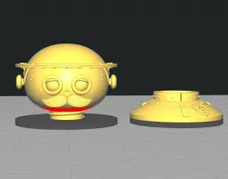 Tiktok of Oz Bust 3D print model