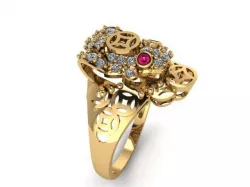 Toad ring 3D print model