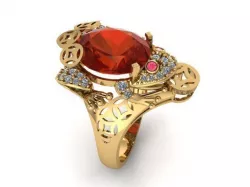 Toad rings 3D print model