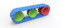 Track for toy models 3D print model