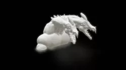 Two Headed Dragon Bust 3D print model