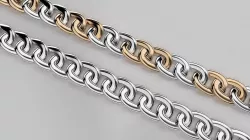 two kind chain link 3D print model