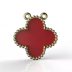 van cleef arpel Magic Alahambra Pendant 3D print model
