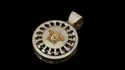 Versace full diamond pendant turnable 3D print model