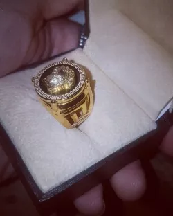 Versace rapper medusa ring 3D printing Model  3D print model