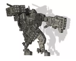 Wargaming Proxy for Space Communists Wide Mech 3D print model