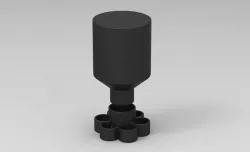 Water feeder for new born Quail birds babies  3D print model