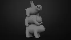  We bare bears 3d 3D print model