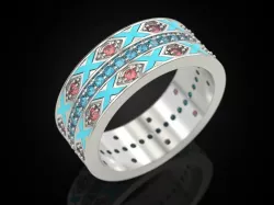 Wedding ring 73 3D print model