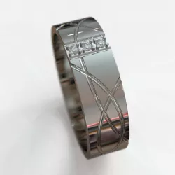 Wedding ring obr 249 3D print model
