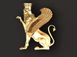 Winged sphinx  3D print model