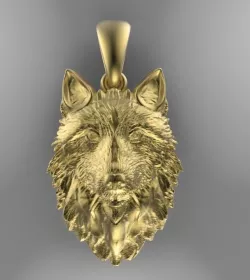 wolf 1 3D print model