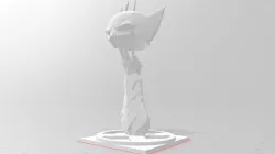 X-Men Wolverine Claws Going Through Helmet Statue 3D print model