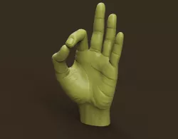 Yoga Mudra hand Pose  3D print model