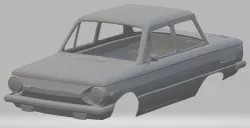 ZAZ 968 Printable Body Car 3D print model