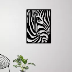 Zebra portrait wall art  3D print model