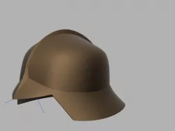 Zeon Soldier helmet 3D print model