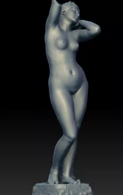 18th Century Woman Sculpture  3D print model