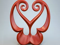 Abstract Figure 3D model