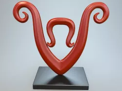 Abstract Figure 3D model