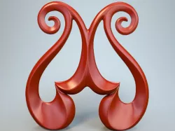 Abstract Figure 3D model