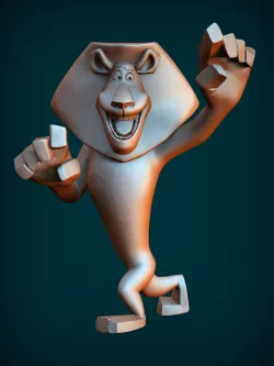 alex madagascar 3D model