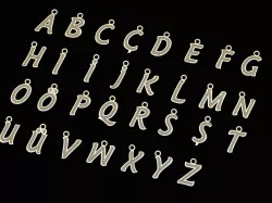 Alphabets Letter Pendants - 31 Letters 3D print model